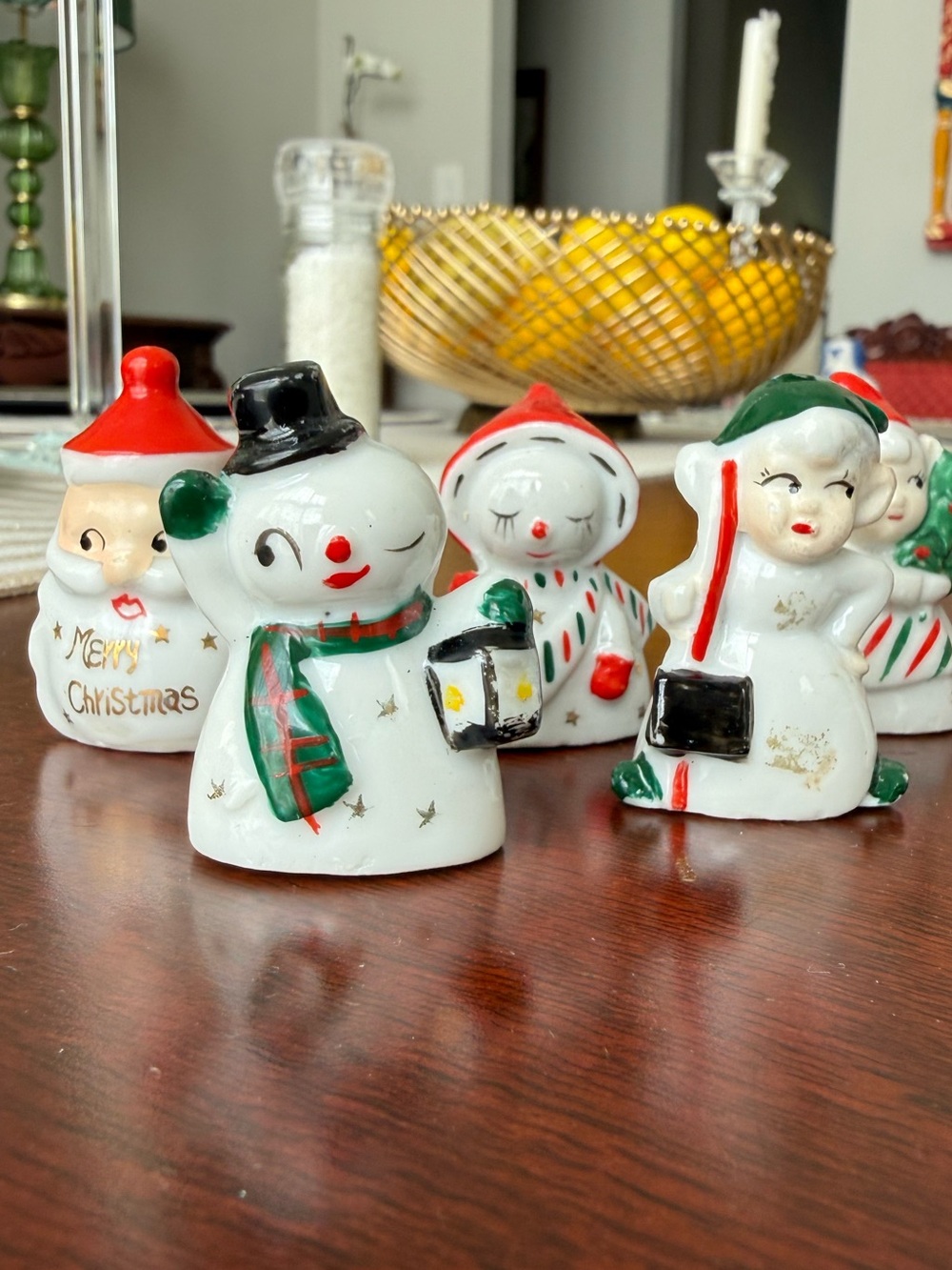 Vintage Christmas Placecard Holders - Set of 8 - Made in Japan